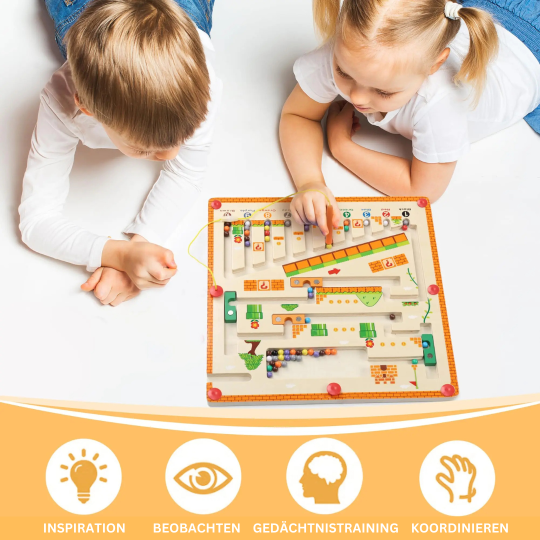 Montessori Buchstaben, Farb- und Zahlenspiel