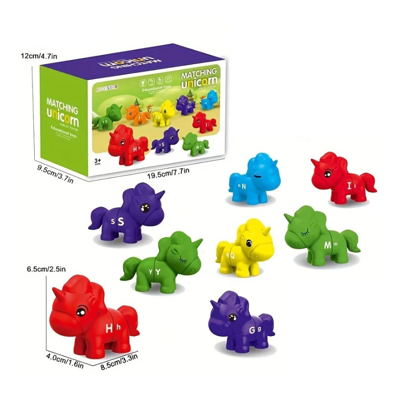 Dino-Mix Lernspielzeug | Farben & ABC spielerisch lernen