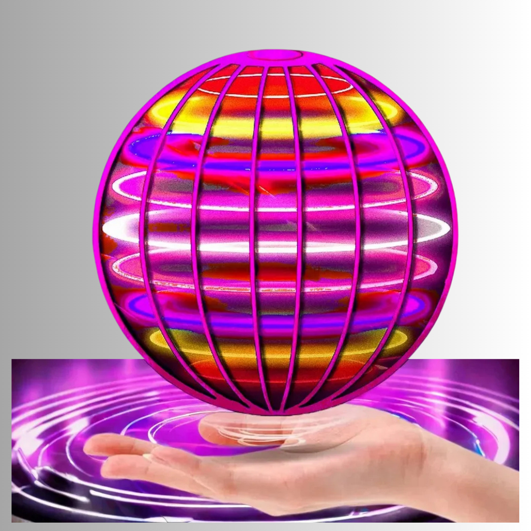 Bumerang Ball mit LED Licht | Fliegender Spielzeug Ball kehrt zurück | Magisches Flugspiel für Kinder & Erwachsene