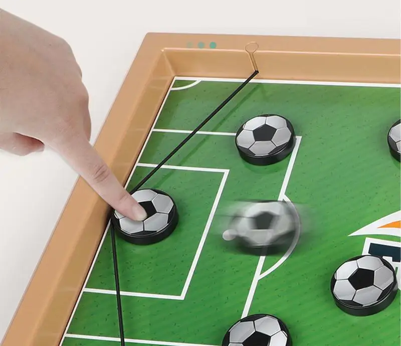 Kinder Tischfußball – Kompaktes Fußballspiel für Zuhause, Geschicklichkeit & Familienspaß