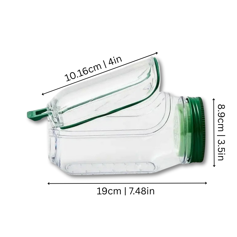 Auslaufsicheres Salatglas mit Mehrschichtsystem – frische Mahlzeiten für unterwegs