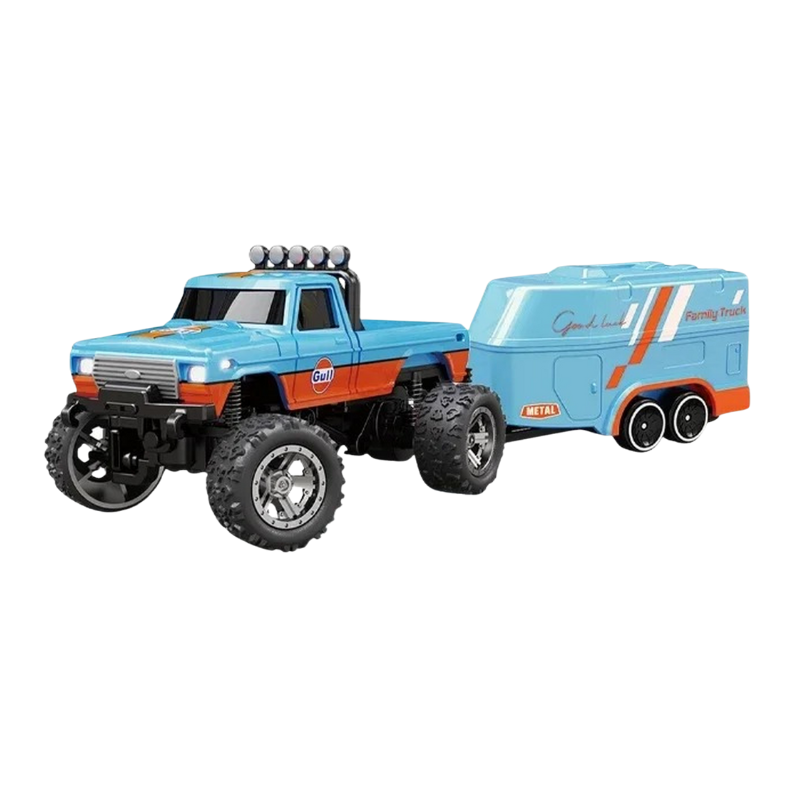 Mini RC Monstertruck: Metall-Chassis, High-Speed, LED-Licht – Ultrakompakt & Präzise Steuerung