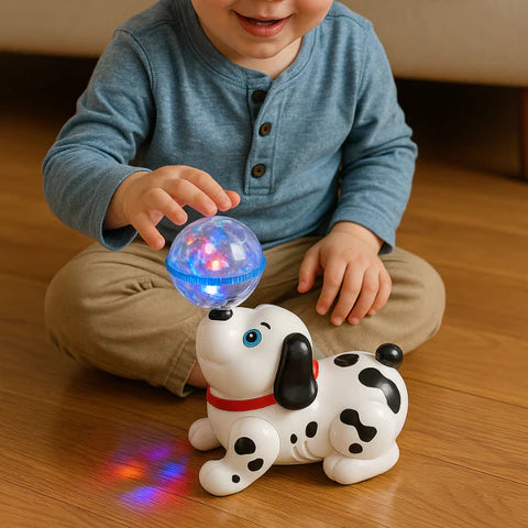 Musikalischer tanzender Hund mit Lichtshow – interaktives Spielzeug zur Förderung von Bewegung & Koordination