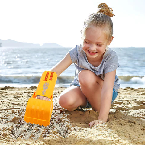 Buddel-Meister | Mini-Bagger-Schaufel für Sand & Strand