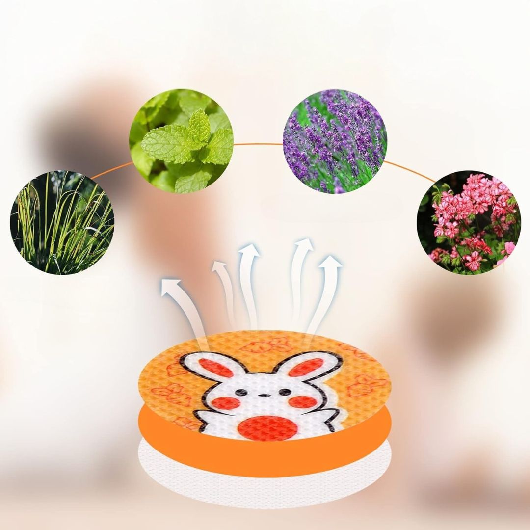 Mückenabwehr Aufkleber für Kinder & Babys – Natürlicher Insektenschutz (100 Stück)