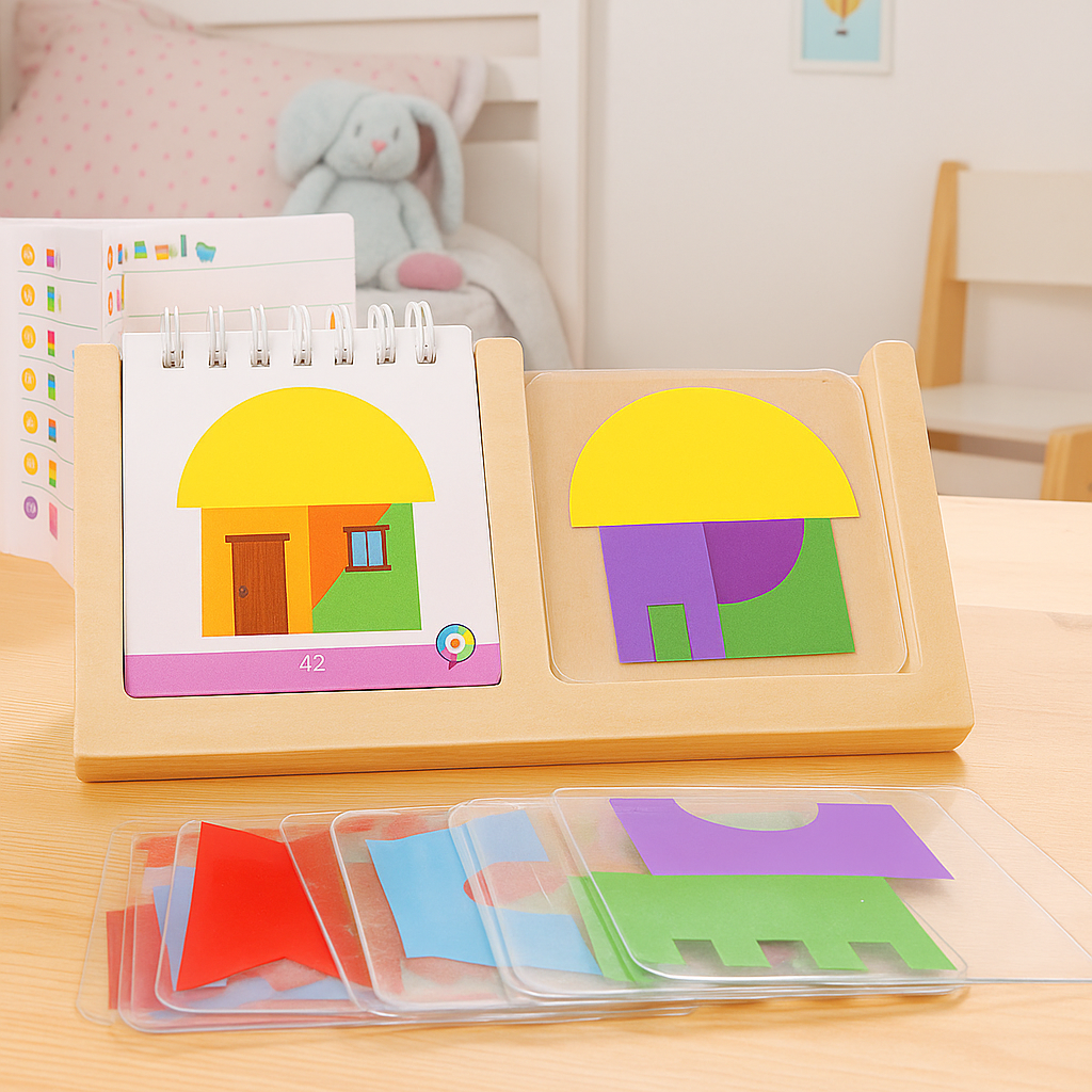 Holzpuzzle Farben & Formen | Logik & Konzentration fördern