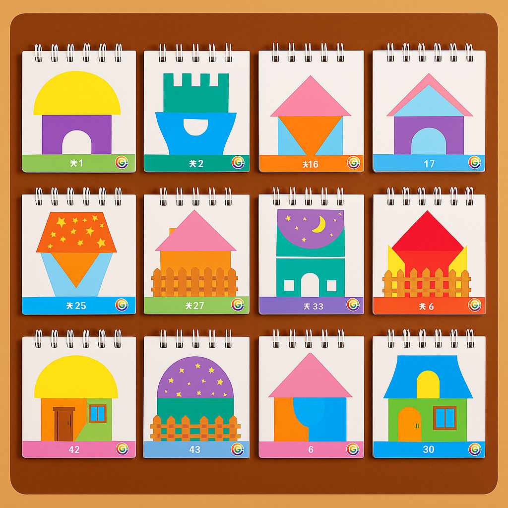 Holzpuzzle Farben & Formen | Logik & Konzentration fördern