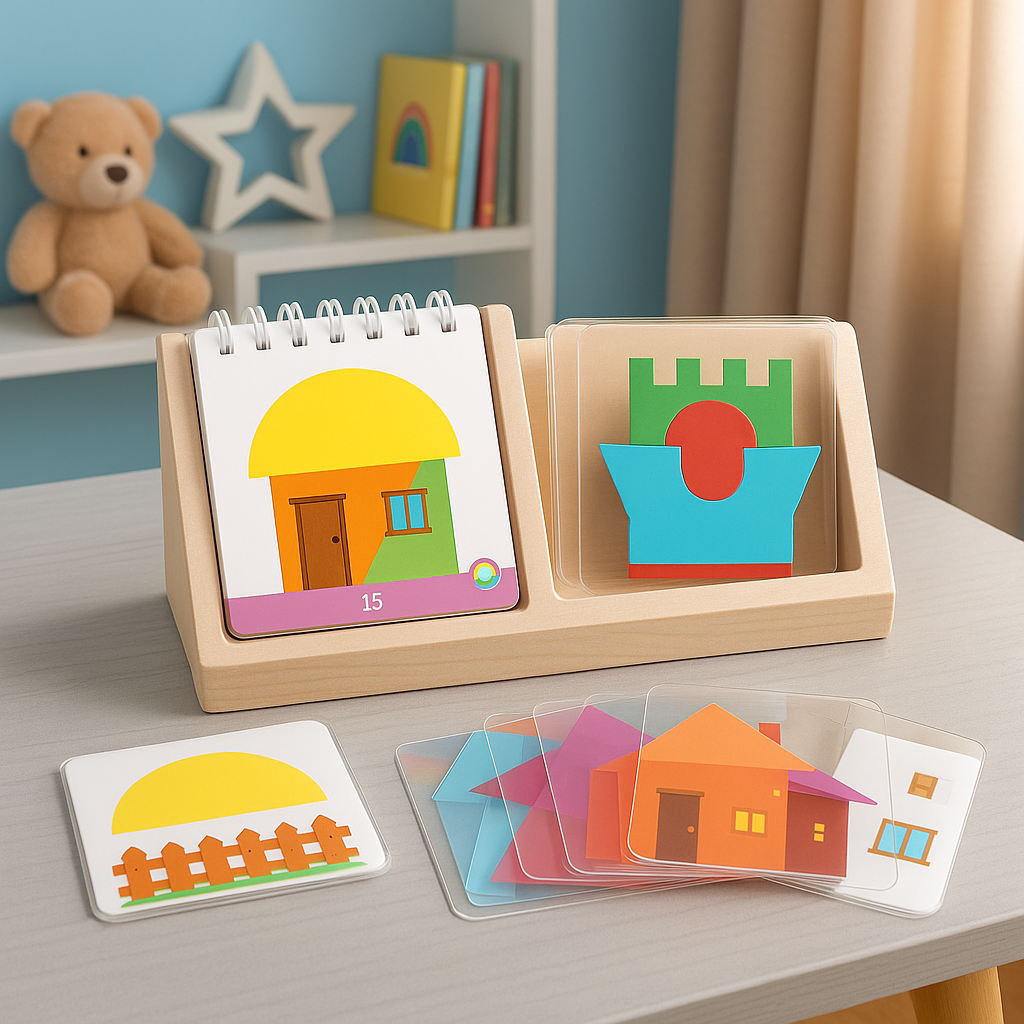 Holzpuzzle Farben & Formen | Logik & Konzentration fördern