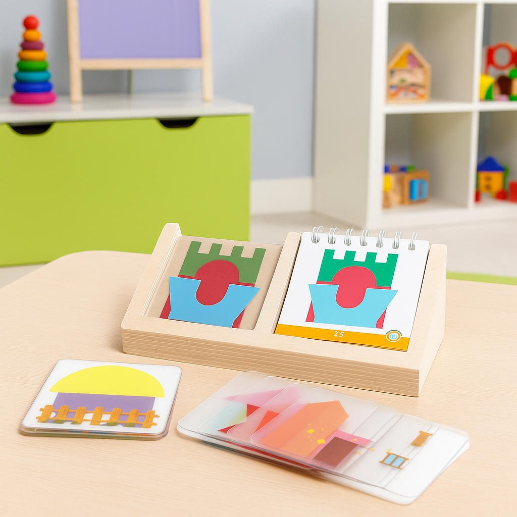 Holzpuzzle Farben & Formen | Logik & Konzentration fördern