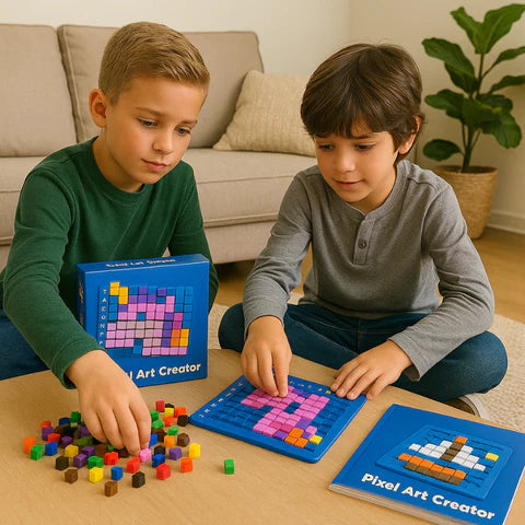 Mosaik-Puzzle-Spiel für Kinder – fördert Kreativität, Logik & Feinmotorik