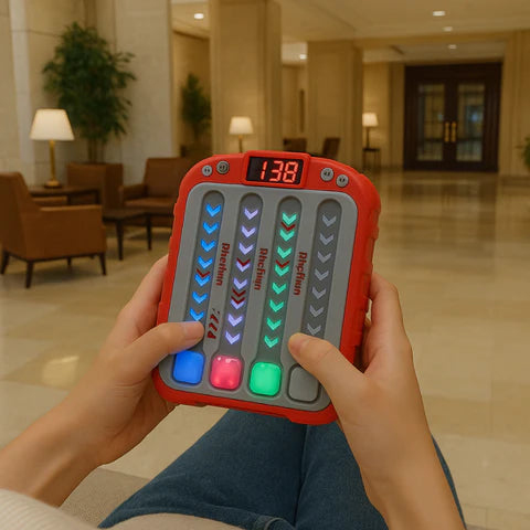 Elektronisches Reaktions- & Rhythmusspiel für Kinder – mit Licht, Sound & Action