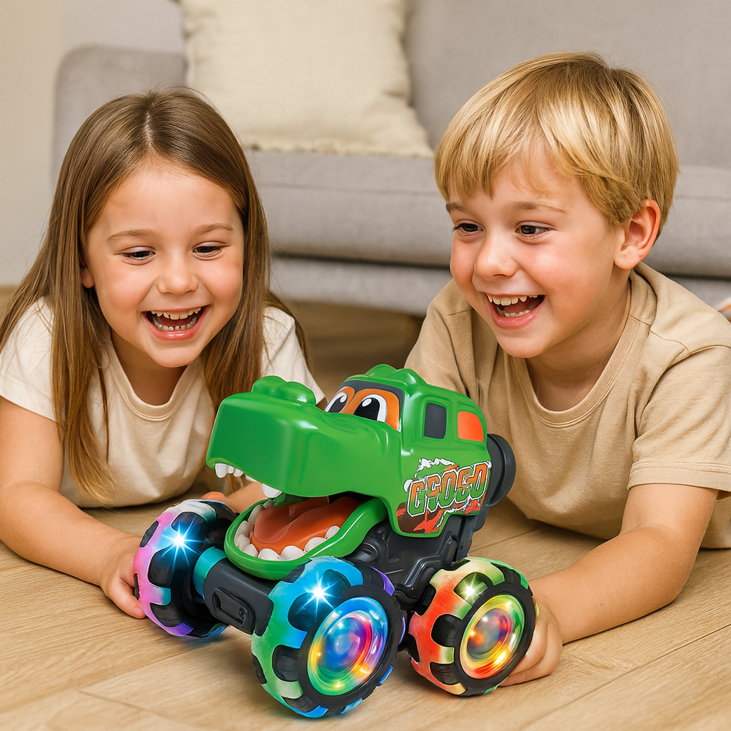 Leuchtende Monstertruck Spielautos