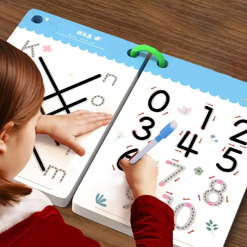 Buntes Lernheft Set Schreiben – Spielerisch Buchstaben, Zahlen & Formen üben und entdecken