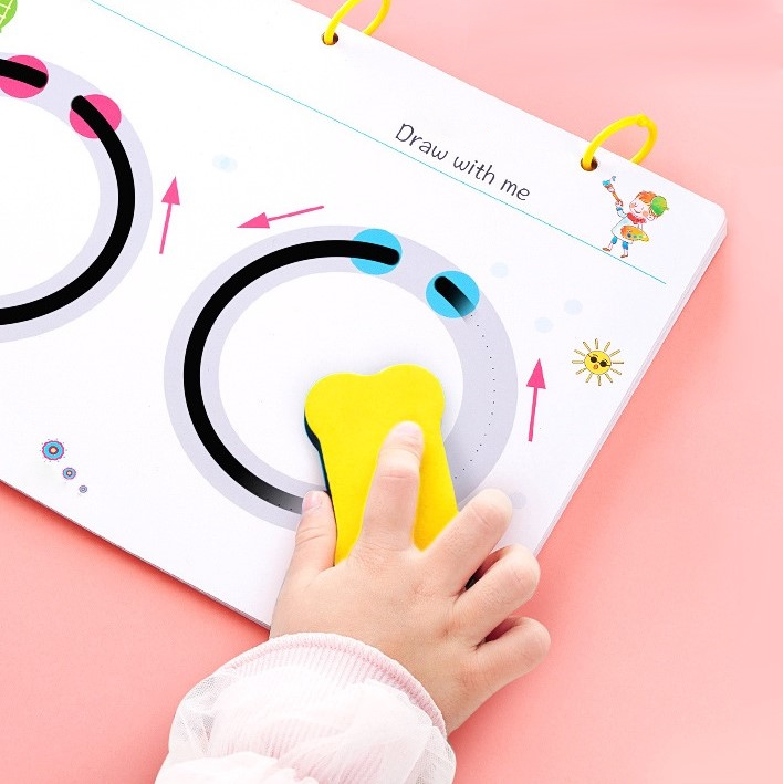 Buntes Lernheft Set Schreiben – Spielerisch Buchstaben, Zahlen & Formen üben und entdecken