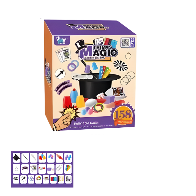 Zauberset für Kinder – lerne magische Tricks & überrasche mit echten Illusionen