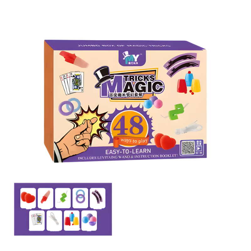 Zauberset für Kinder – lerne magische Tricks & überrasche mit echten Illusionen