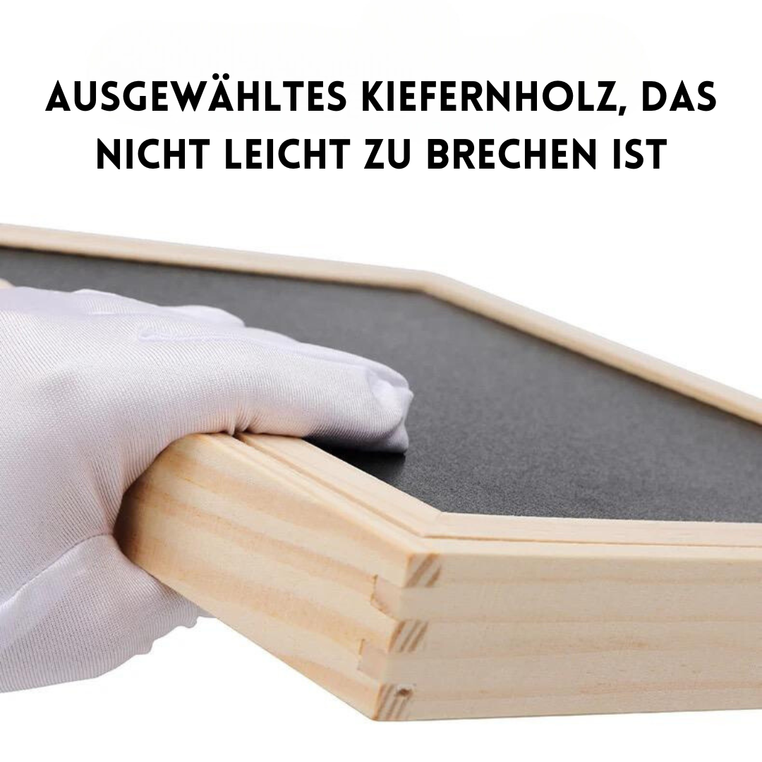 Doppelseitige Montessori Zeichentafel – Baby & Kinder Spielzeug zum Schreiben, Malen & Lernen