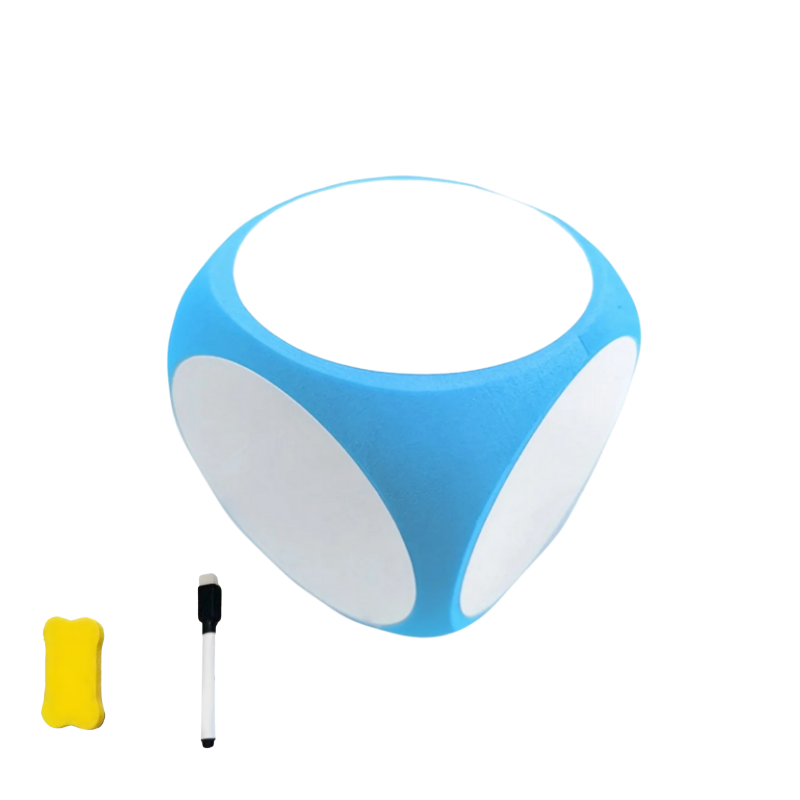 Wiederbeschreibbare Lernwürfel für Kinder – interaktives Lernspiel zur Förderung von Kreativität und frühem Lernen