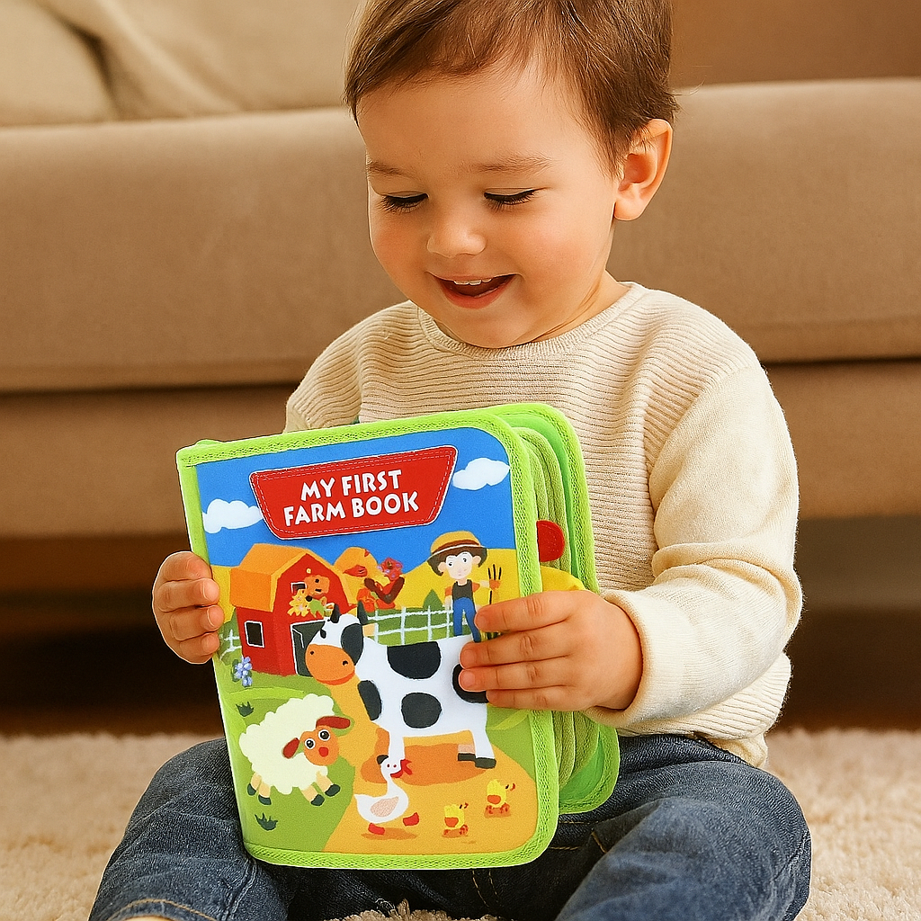 Farm Geschichten Montessori Buch – Spielerisches Lernen mit Tieren & Alltag