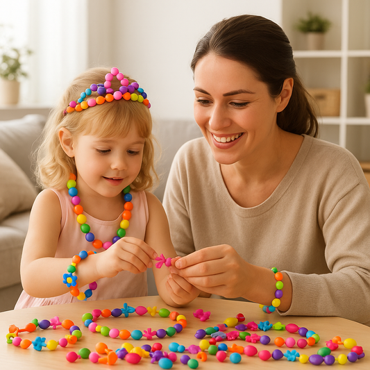 Schmucksteine für Kinder – Kreatives DIY Bastelset mit Perlen & Steinen