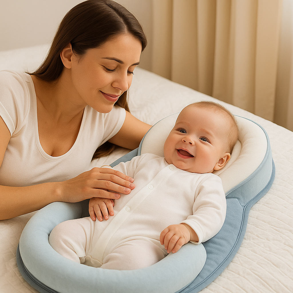 Sichere Babystütze – Ergonomische Sitzhilfe für Babys zur Förderung von Haltung, Stabilität & Komfort