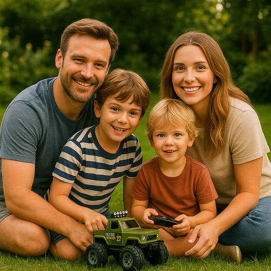 Mini RC Monstertruck: Metall-Chassis, High-Speed, LED-Licht – Ultrakompakt & Präzise Steuerung
