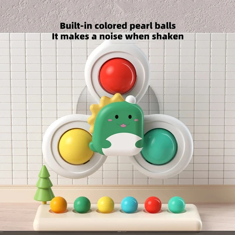 Interaktives Drehspielzeug Kleinkind | Wurf- und Fallsicheres Babyspielzeug | Fördert Greifen & Hand-Auge-Koordination