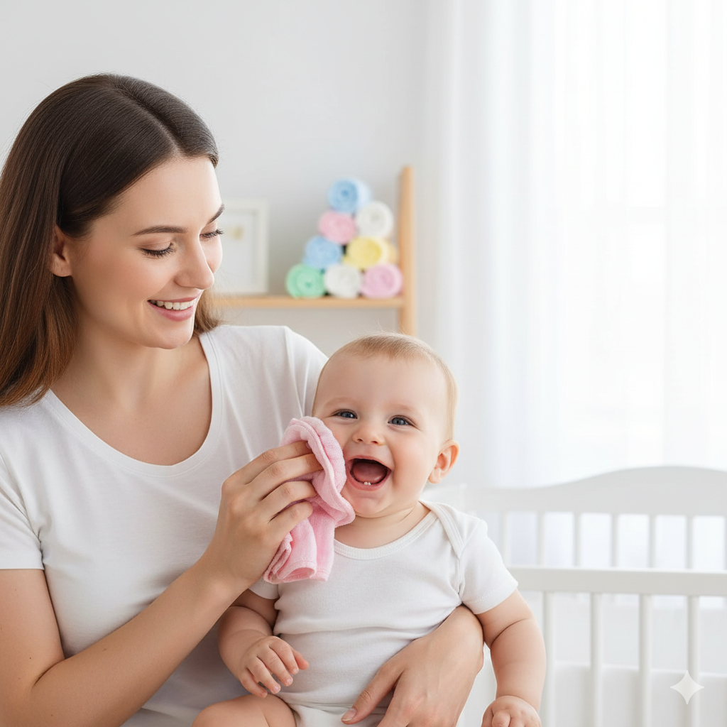 Weiche Baumwoll-Babytücher – Kuscheliger Komfort für zarte Babyhaut