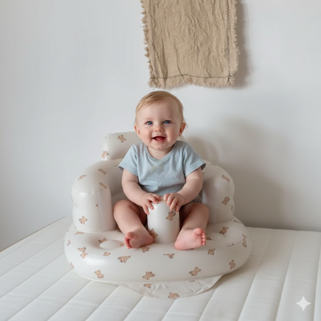 BabySessel Sitzhilfe | Optimale Wirbelsäulenstütze