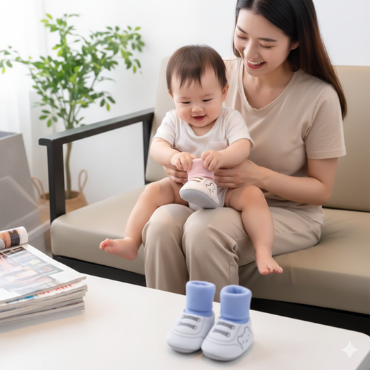 Kuschel-Schuh | Atmungsaktive Erstlingsschuhe mit Soft-Sohle