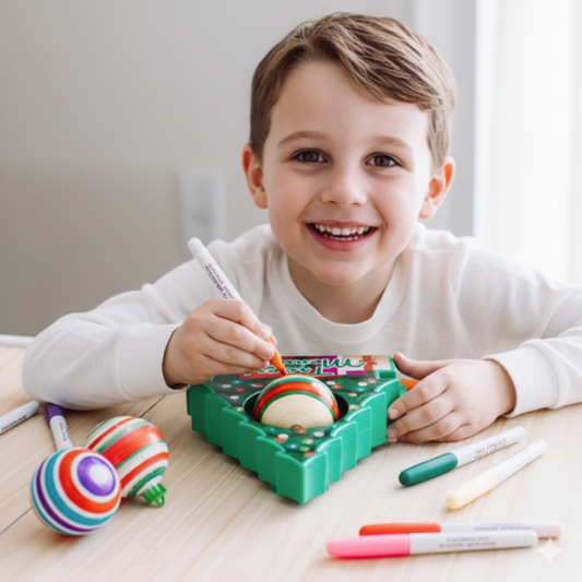 Kugel-Kunst | Kinderleichtes Set zum Kugeln Bemalen & Gestalten