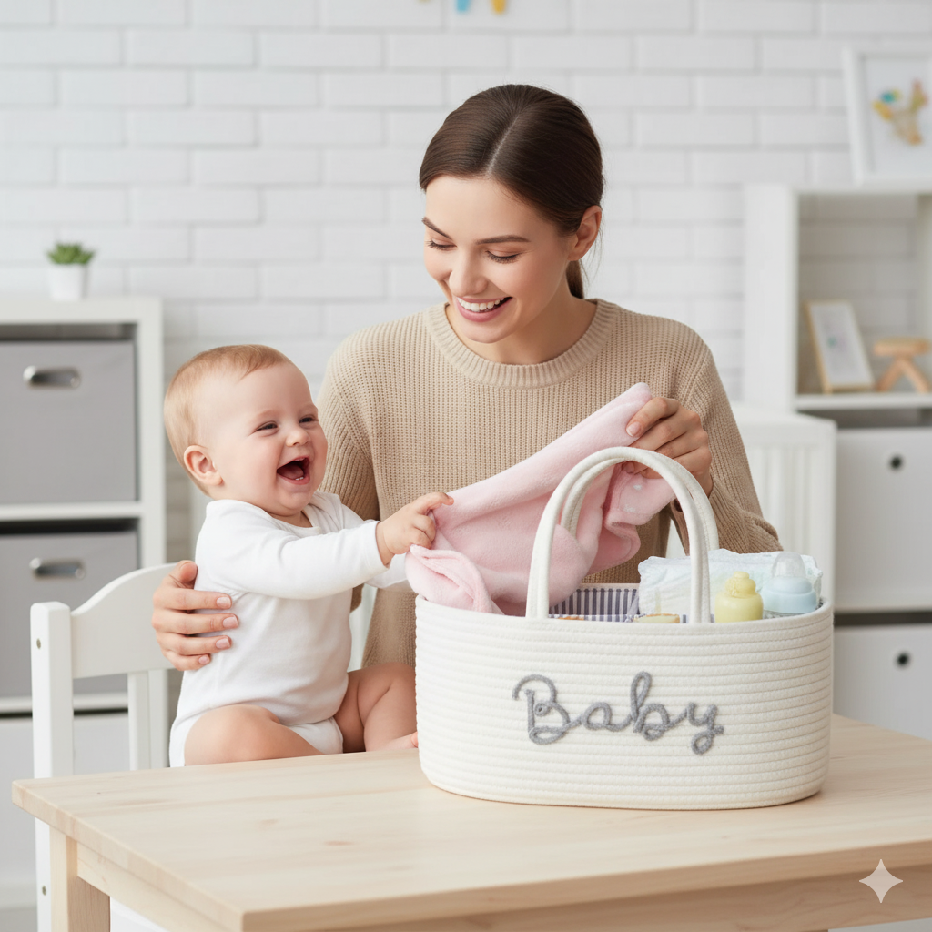 Stylische Reise-Wickeltasche – Komfort & Organisation für Eltern unterwegs