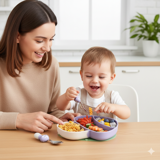 Tellerchen | Saugnapf-Kinderteller für sauberes Essen