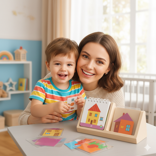 Holzpuzzle Farben & Formen | Logik & Konzentration fördern