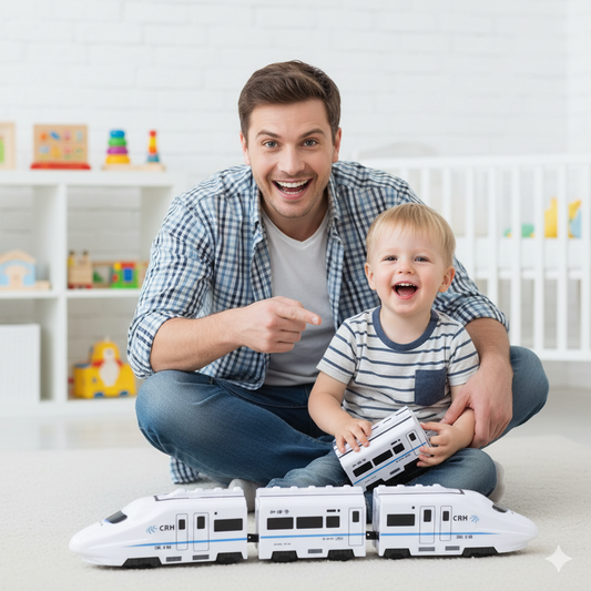 Harmoniezug Elektrische Eisenbahn – Kinder Spielzeugzug für Fantasie, Geschicklichkeit & Familienspaß