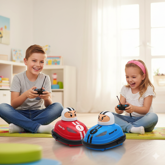 Auto-Scooter | RC-Duell-Set mit Katapult-Sitz & Sound