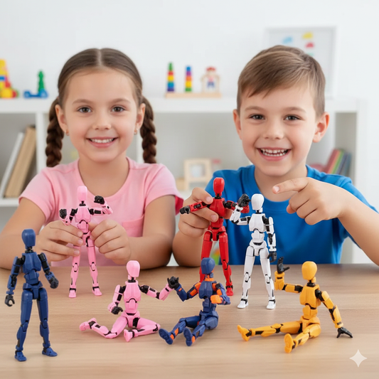 Action-Star Magnet-Figuren | Flexibel, Biegsam & Kreativ