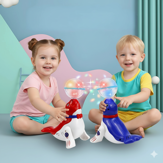 Disco-Robbe | Tanzender Delphin mit 3D-Licht & Musik