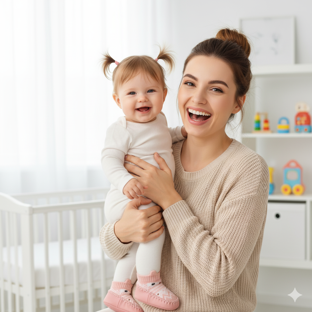 Weiche ABS Baby Sockenschuhe – Bequeme & rutschfeste Schuhe für glückliche erste Schritte