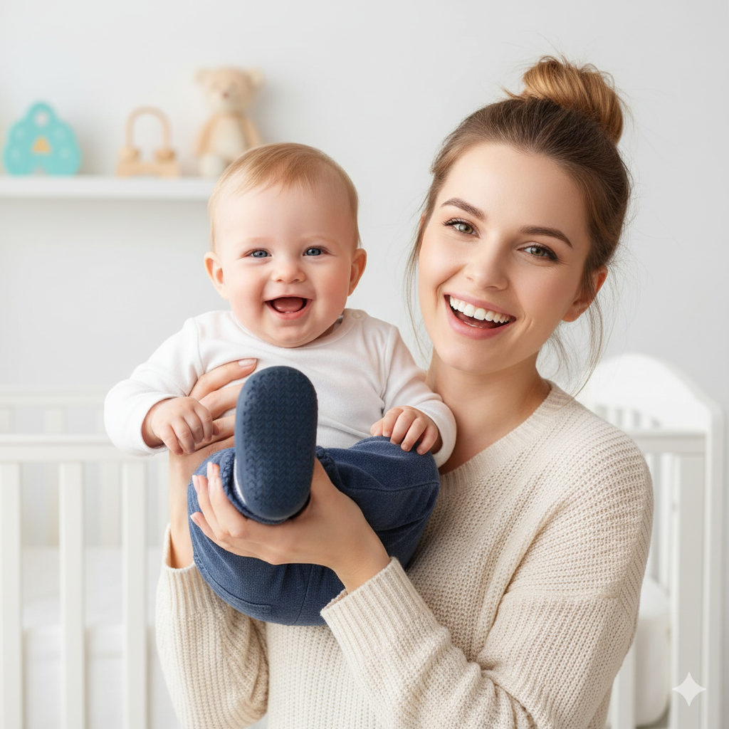 Weiche ABS Baby Sockenschuhe – Bequeme & rutschfeste Schuhe für glückliche erste Schritte