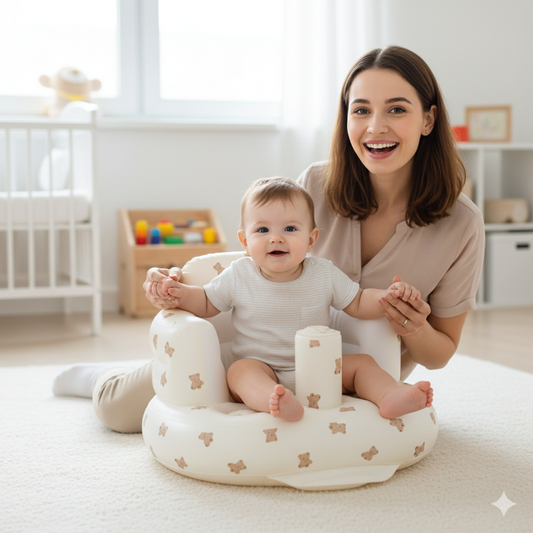 BabySessel Sitzhilfe | Optimale Wirbelsäulenstütze