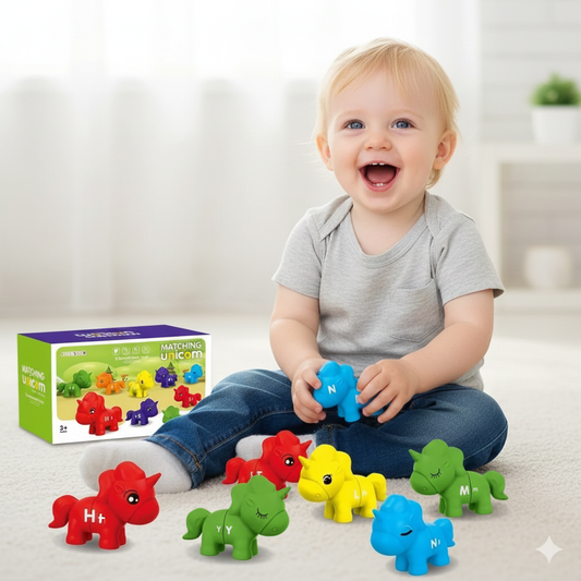 Dino-Mix Lernspielzeug | Farben & ABC spielerisch lernen