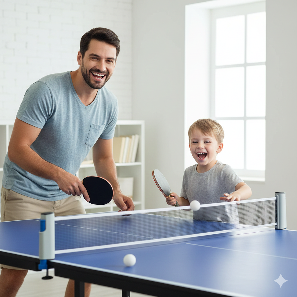 Portable Table Tennis Set – Turn Any Table Into Your New Favourite Game Zone