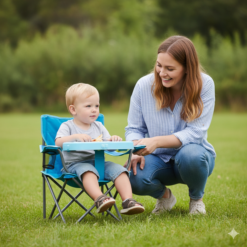 Kinder Campingstuhl faltbar | Leicht & Robust für draußen
