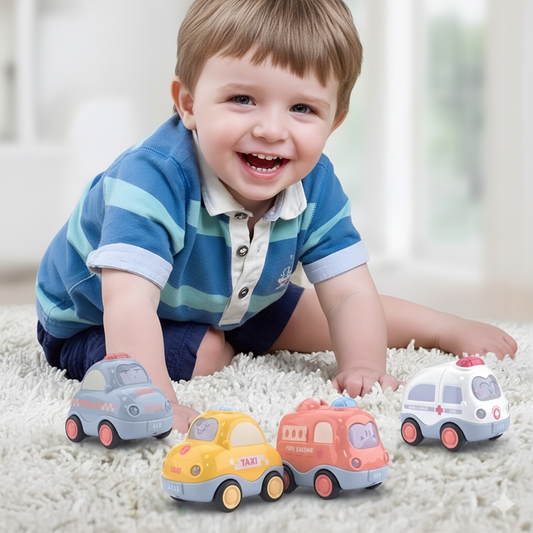 Baby-Driver Auto-Set | Fördert Feinmotorik & Koordination