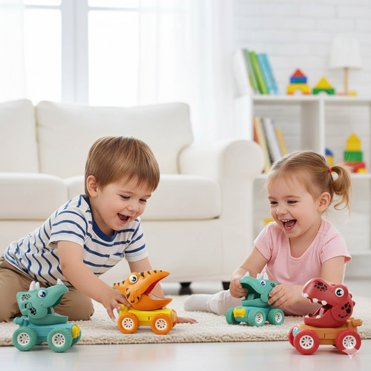 Dino-Flitzer Spielset | Fördert Feinmotorik & Konzentration