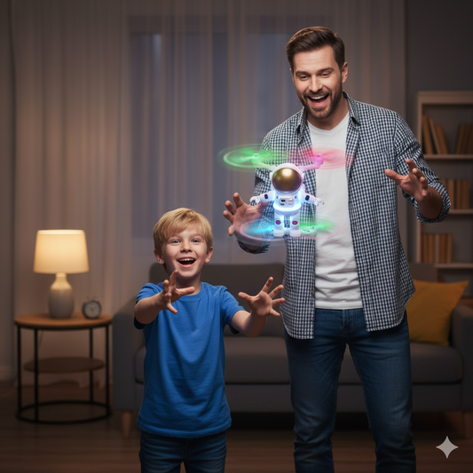 Fliegender Astronaut mit Bewegungssensor | Interaktives RC-Spielzeug für Kinder | Schwebt über der Hand