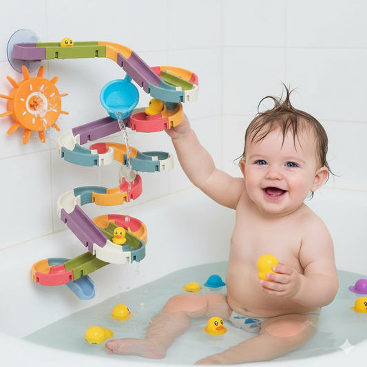 Badezeit-Freude Rutsche | Anpassbares Wasserspiel Kleinkind