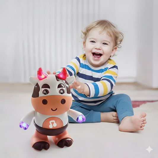 Disco-Kuh | Tanzendes Musik-Kalb mit LED & Lichteffekten