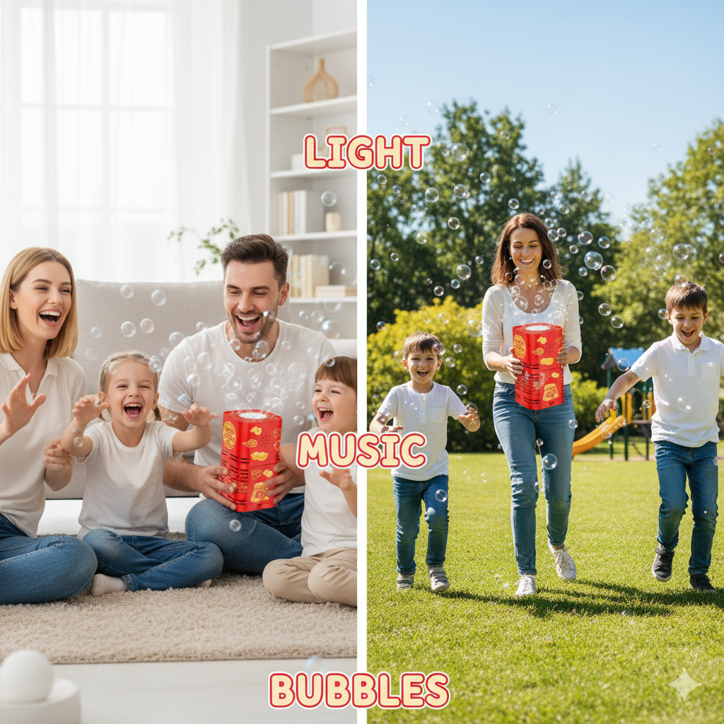 Sichere Seifenblasen Show | Party & Garten Spielzeug Kinder